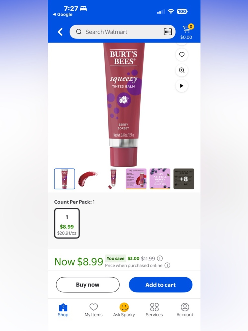 NWT $12 for 3 BURT’S BEES® LIP BALM Bundle - Picture 2 of 7